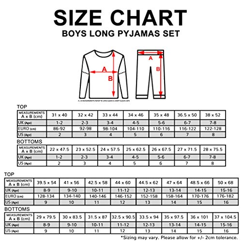 Playstation Iconos Chicos Larga Pijamas Set Negro 158 | Regalos PS4 PS5 Gamer, Escuela de los Muchachos Pijamas, Ropa de los niños, niños y Regalo de cumpleaños Idea