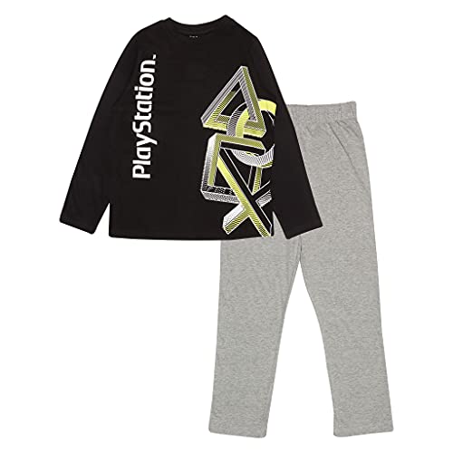 Playstation Iconos Chicos Larga Pijamas Set Negro 158 | Regalos PS4 PS5 Gamer, Escuela de los Muchachos Pijamas, Ropa de los niños, niños y Regalo de cumpleaños Idea