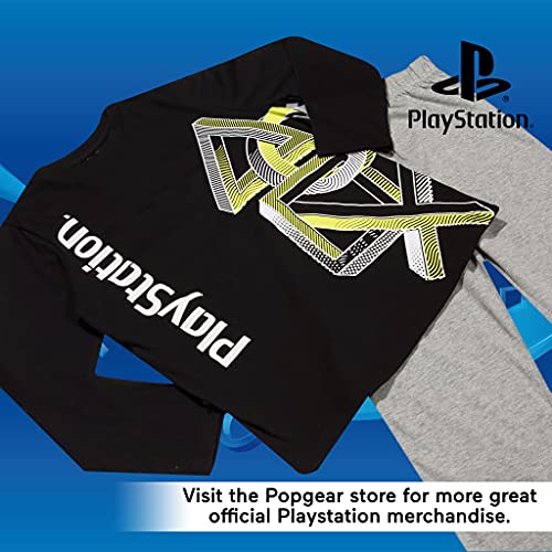 Playstation Iconos Chicos Larga Pijamas Set Negro 158 | Regalos PS4 PS5 Gamer, Escuela de los Muchachos Pijamas, Ropa de los niños, niños y Regalo de cumpleaños Idea