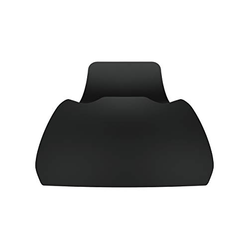 PlayVital Soporte de Estación para Playstation 5 Control Accesorios Gamepad Escritorio Soporte Holder para PS5 Control Soporte Desk para PS5 Mando con Almohadilla de Goma(Negro Sólido)