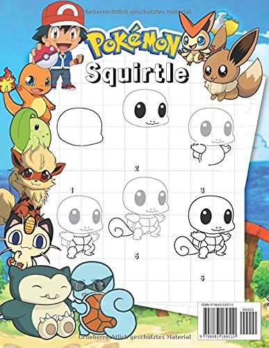 Pokémon Wie Man Zeichnet: Wie Man Zeichnet Pokémon: Zeichne und färbe Lieblingscharaktere im Chibi Stil in einem Zeichenbuch in Deluxe-Qualität