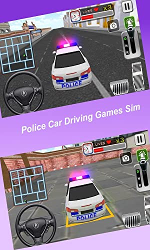 Police Car Driving Games Sim