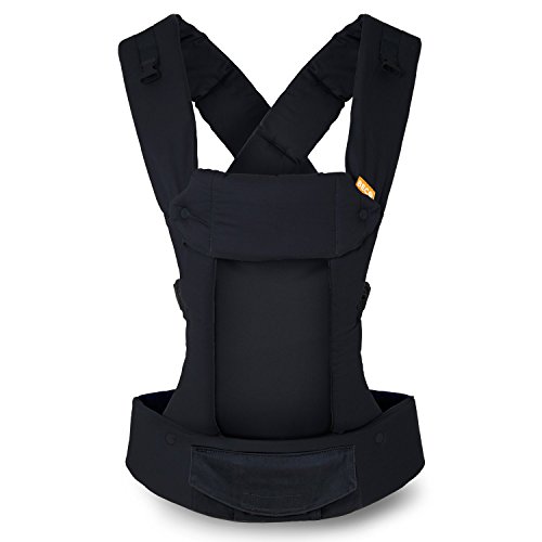 Portabebés Beco Gemini - Metro Black - Portabebés Simple y Estilizado Ajustable en todas las posiciones para bebés infantes y niños de 7 a 35 libras con ergonomía certificada