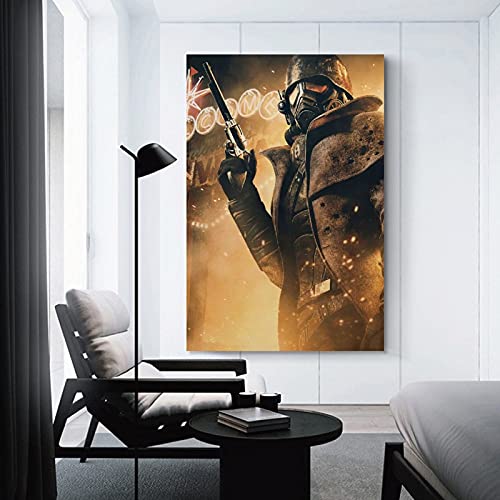 Póster de Fallout New Vegas para decoración de dormitorio, póster de lienzo y arte de pared de 20 x 30 pulgadas (50 x 75 cm)