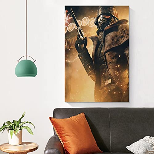 Póster de Fallout New Vegas para decoración de dormitorio, póster de lienzo y arte de pared de 20 x 30 pulgadas (50 x 75 cm)