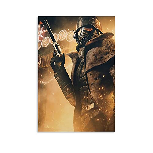 Póster de Fallout New Vegas para decoración de dormitorio, póster de lienzo y arte de pared de 20 x 30 pulgadas (50 x 75 cm)