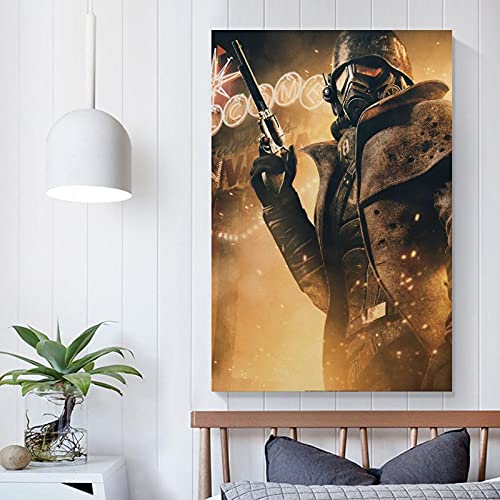 Póster de Fallout New Vegas para decoración de dormitorio, póster de lienzo y arte de pared de 20 x 30 pulgadas (50 x 75 cm)