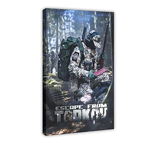 Póster de lona Game Escape from Tarkov 11 para dormitorio, decoración deportiva, paisaje, oficina, sala de regalo, 30 x 45 cm