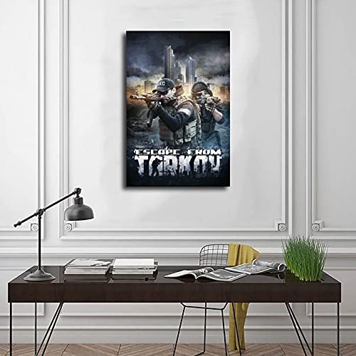 Póster de lona para decoración de pared, diseño de Game Escape from Tarkov, 13, para sala de estar, dormitorio, decoración, 50 x 75 cm
