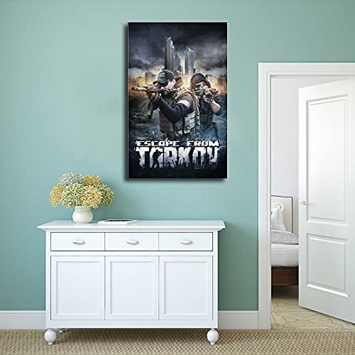Póster de lona para decoración de pared, diseño de Game Escape from Tarkov, 13, para sala de estar, dormitorio, decoración, 50 x 75 cm