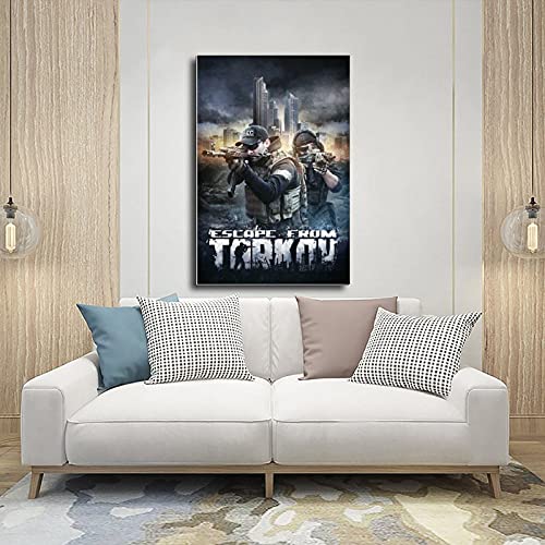 Póster de lona para decoración de pared, diseño de Game Escape from Tarkov, 13, para sala de estar, dormitorio, decoración, 50 x 75 cm