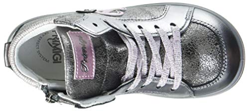 Primigi Psn 63593, First Walker Shoe Bebé-Niñas, Piombo/C.Fucile, 26 EU