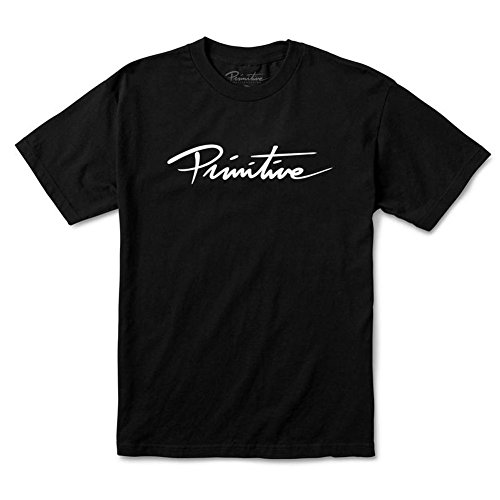 Primitive Skate Men's Nuevo Script Core Short Sleeve T Shirt Black S