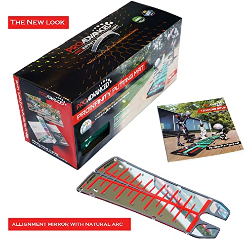 PROADVANCED ProInfinity - Alfombra de práctica para Golf, Color Verde Pro Infinity - Alfombra de práctica para Golf, Color Verde