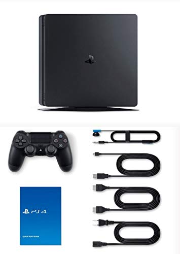 PS4 Slim 1Tb Negra Playstation 4 Consola + FIFA 20 + GTA V Grand Theft Auto 5 Premium Edition
