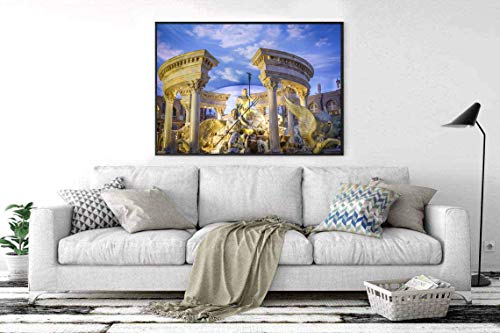 Puzzles Rompecabezas Juguetes Educativos Creativos para Niños Juego De Descompresión para Adultos - Caesars Palace Las Vegas 500/1000/1500/2000 Piezas 0909 (Color : No partition, Size : 1000 Pieces)