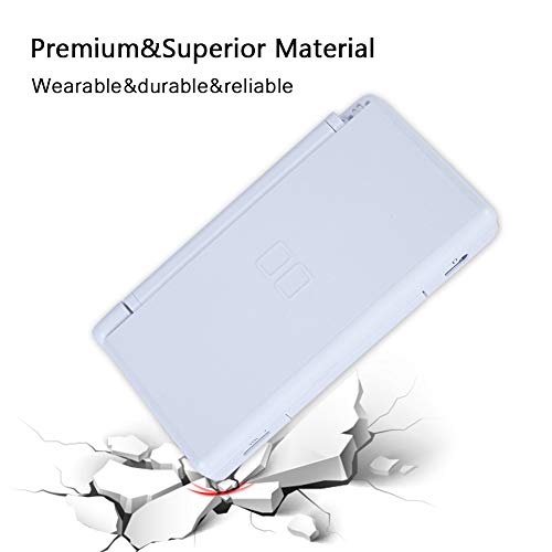 Queen.Y Piezas de Reparación Completas para Nintendo DS Lite Kit de Reemplazo Carcasa Carcasa (Blanco)