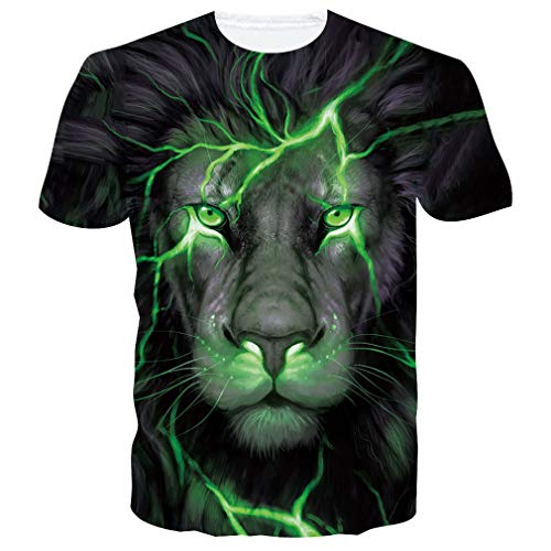 RAISEVERN Camisetas Hawaianas para Hombre Gráficos en 3D con Manga Corta, Camisetas Divertidas de Verano, Coco Tree