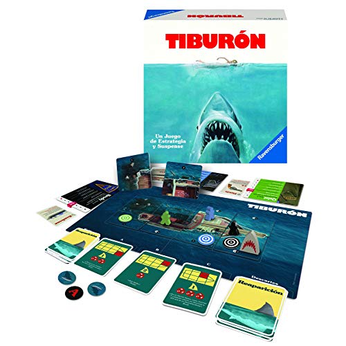 Ravensburger - Tiburón, Juego de mesa, Light Strategy Game a partir de 12 años, Versión Española - 25.4 x 17.8 x 5.1 cm