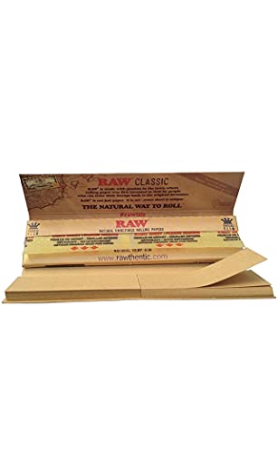 RAW Connoisseur 5x paquetes de papel tamaño gigante, 32 hojas en c/u