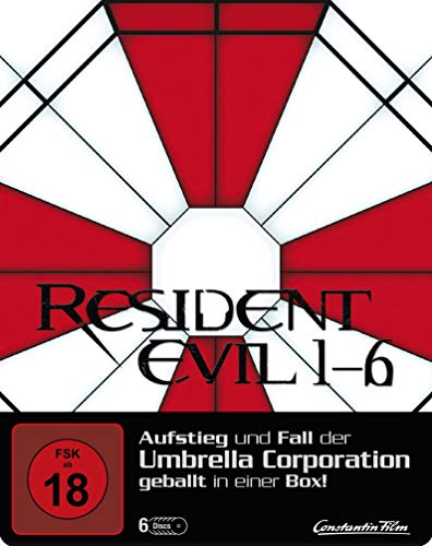 Resident Evil 1-6 limitiertes Steelbook [Alemania] [Blu-ray]