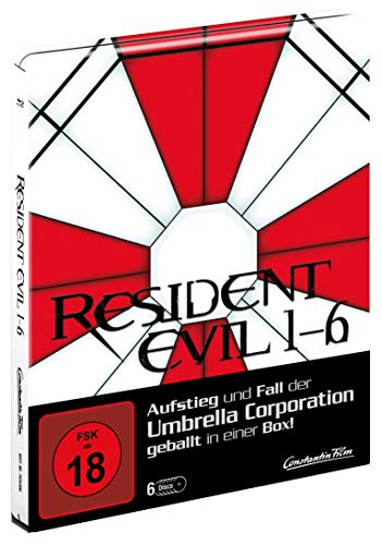 Resident Evil 1-6 limitiertes Steelbook [Alemania] [Blu-ray]