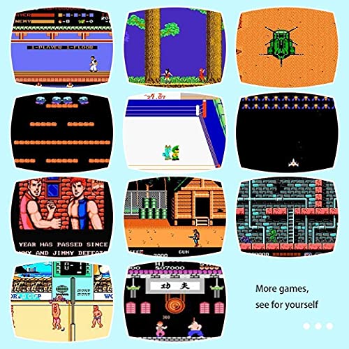 Retro Classic Mini consola de juegos Estación de juegos Vintage Consola de juegos 620 Games con la barra de control 2 piezas Mini consola para juegos