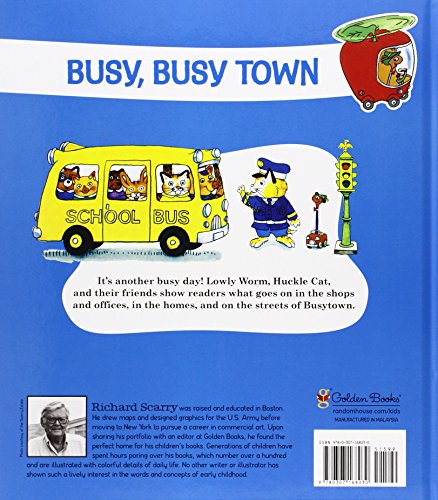 Richard Scarry's Busy, Busy Town (Golden Look-look Book)