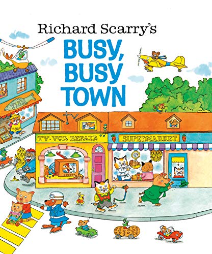Richard Scarry's Busy, Busy Town (Golden Look-look Book)