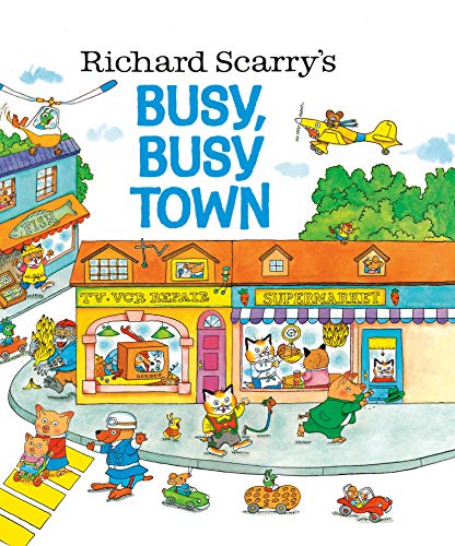 Richard Scarry's Busy, Busy Town (Golden Look-look Book)