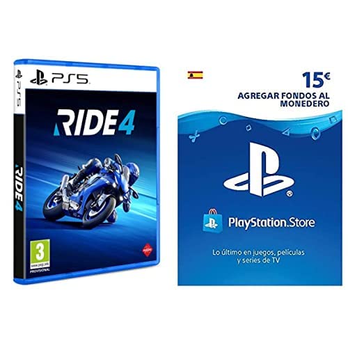 Ride 4 & Sony, PlayStation - Tarjeta Prepago PSN 15€