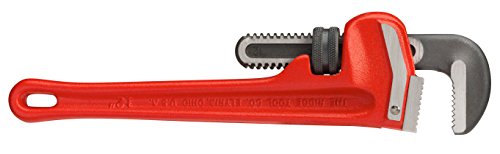 RIDGID 31015 Llave de tubo recta para servicio pesado de 12 pulgadas, Llave de fontanería de 12 pulgadas