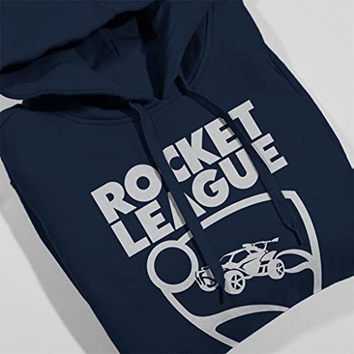 Rocket League Text with Logo Men's Hooded Sweatshirt
