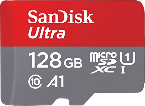 SanDisk Ultra de 128 GB, Tarjeta microSDXC UHS-I para Chromebook con adaptador SD y velocidad de transferencia de hasta 120 MB/s