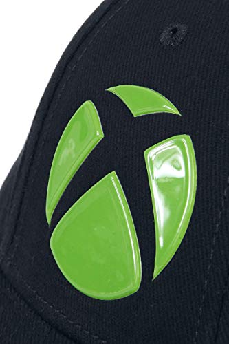 sap-media Microsoft Xbox Logo Adjustable Cap, Unisex, Black/Green (BA786517XBX)