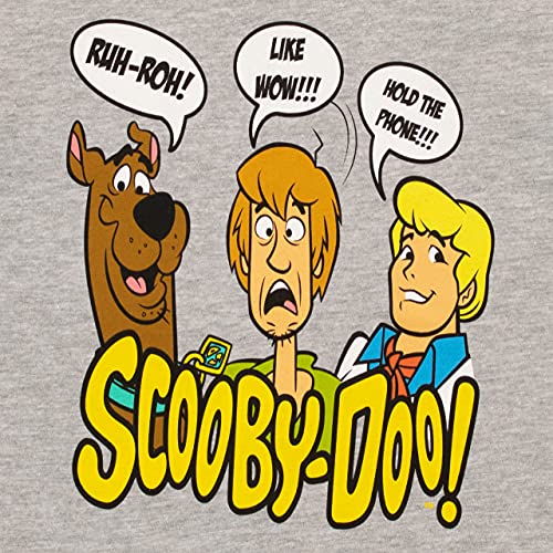 Scooby Doo Camiseta de Manga Corta para niños Gris 7-8 Años