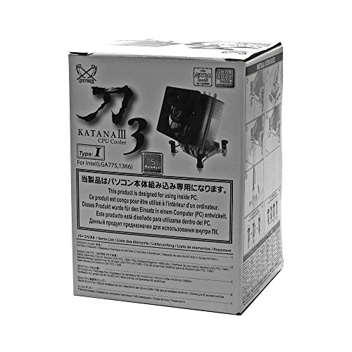 Scythe SCKTN-3000I - Ventilador de CPU, Negro