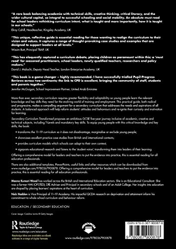 Secondary Curriculum Transformed: Enabling All to Achieve