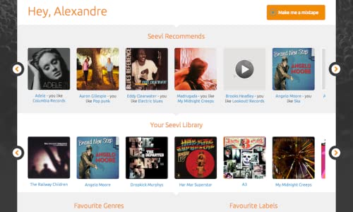 seevl - Unlimited and Targeted Music Discovery seevl - Unlimited and Targeted Music Discovery