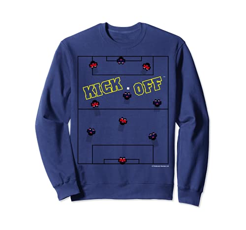 SevenSquared Kick Off Pitch 02 Classic Soccer Retro Gamer Sudadera
