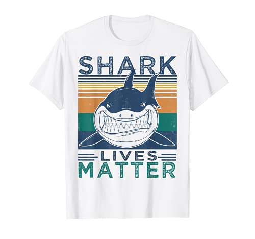 Shark Lives Importan para la semana | Cool Funny Shark Camiseta