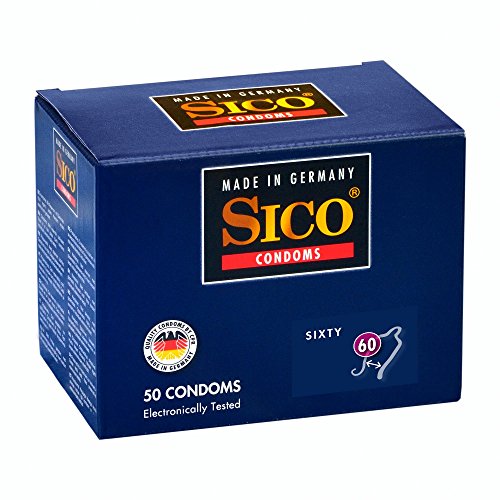 SICO SIZE 60, Preservativos Paquete de 50 - Made in Germany