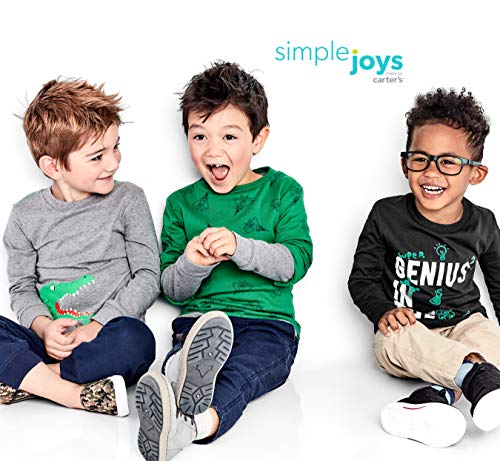 Simple Joys by Carter's - Camiseta - para bebé niño multicolor Crocodile/Rockets/Genius 4T