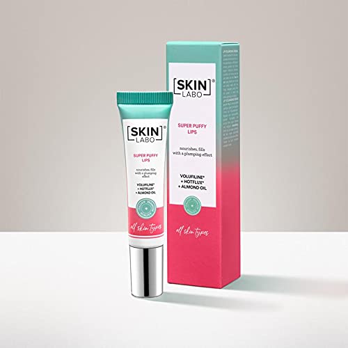 SkinLabo - Super Puffy Lips. Crema labial hidratante y voluminizadora. 15 ml.