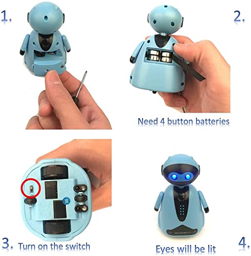 Smart Pen Tracing Robot, Tracer BOT Toy, Magic Inductive Robot Toys That Follows The Black Line You Draw, Creative Track Puzzle Race Game, Fun, Educational, and Interactive Toy (Yellow)