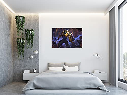 Smite New achilles Skin HD Posters Poster Pintura decorativa Lienzo Arte de la pared Sala Carteles Dormitorio Pintura