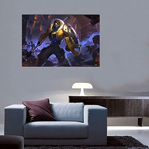 Smite New achilles Skin HD Posters Poster Pintura decorativa Lienzo Arte de la pared Sala Carteles Dormitorio Pintura