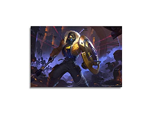 Smite New achilles Skin HD Posters Poster Pintura decorativa Lienzo Arte de la pared Sala Carteles Dormitorio Pintura
