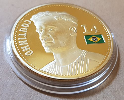 Soccer Legends Moneda Conmemorativa Coutinho