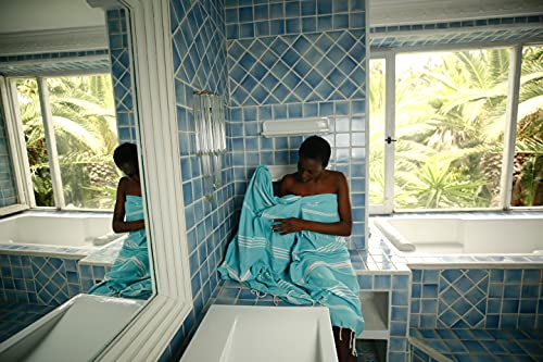 SOLTAKO Toalla de playa XXXL 2 x 2 m, toalla de sauna, toalla de baño, toalla de hamam, manta de yoga, pestemal, en caja de regalo, extragrande, 200 x 200 cm